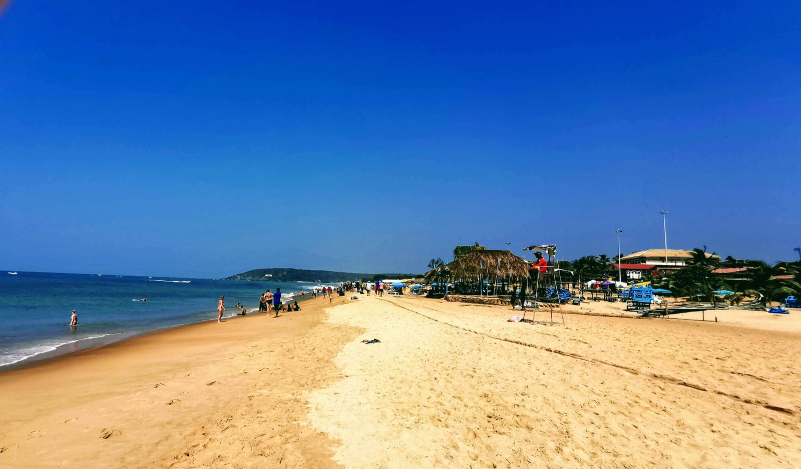 Baga beach Goa India