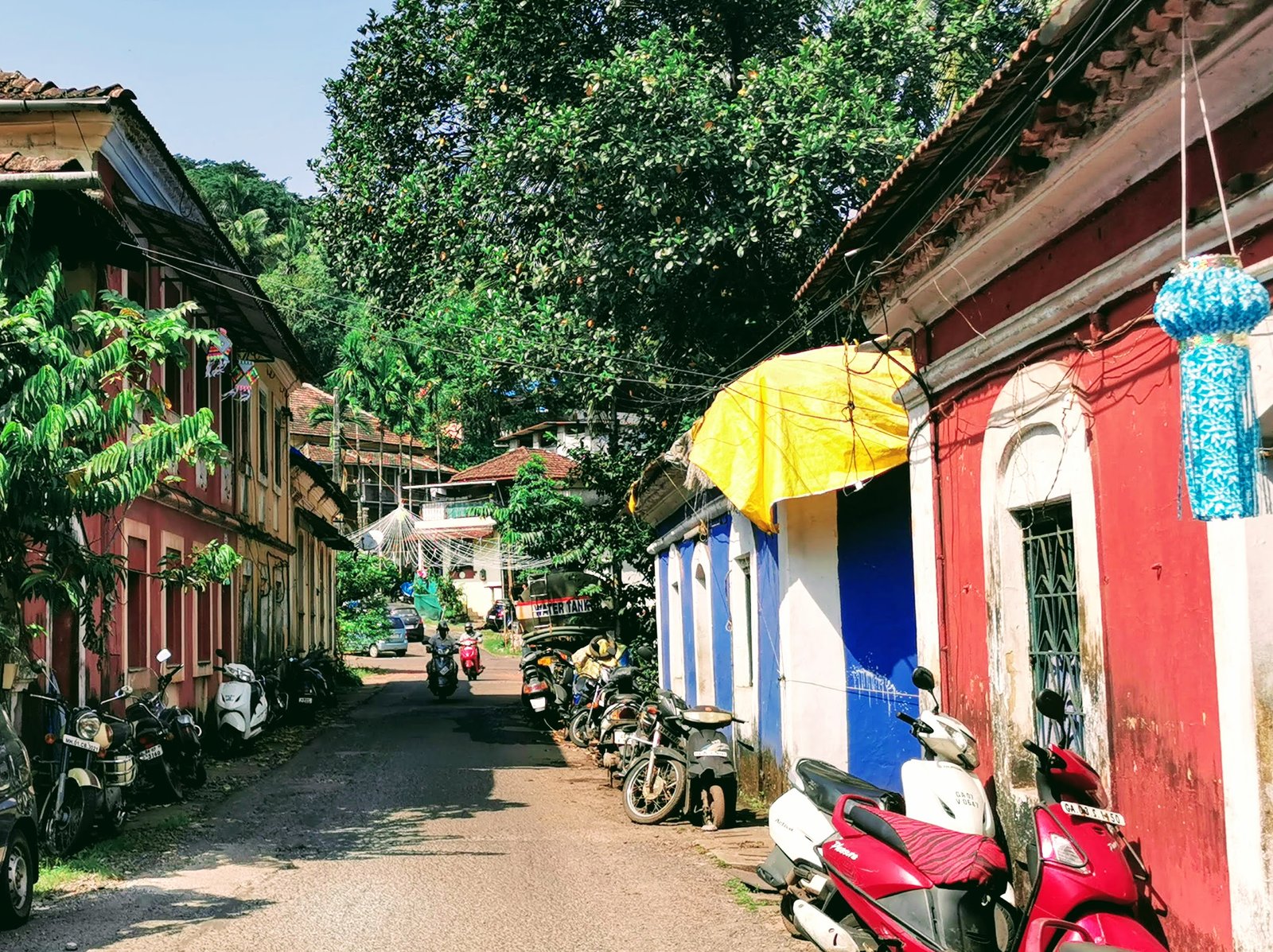 Panjim i India er et lite portugal i indisk setting med små fargerike hus