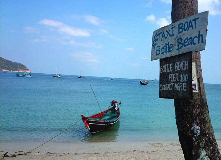 Vakre stille Koh Phangang og Bottle Beach