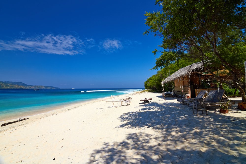 beste strand ved bali gili meno indonesia