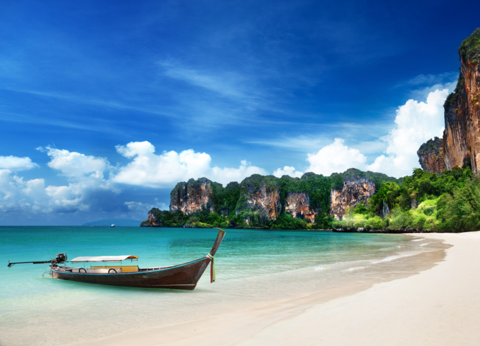 Strand i Thailand