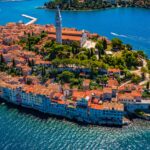 Sykkeltur fra Italia til Kroatia Rovinj by