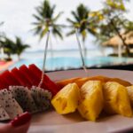 nydelig fersk frukt pa? Strandgelde bungalow