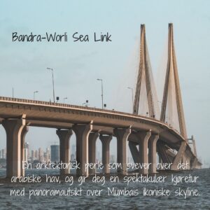 Bandra Worli Sea Link broen i Mumbai India