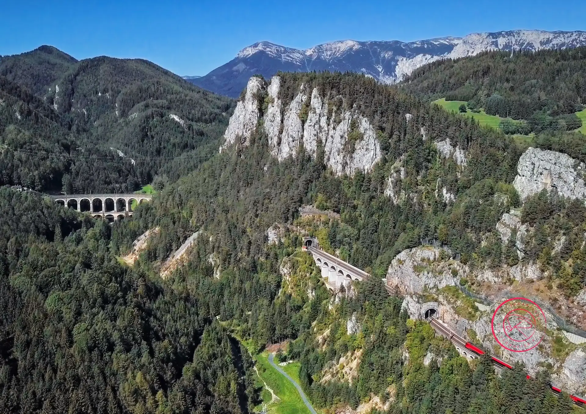 historiiske Semmering togtur Semmeringbahn Østerriket SagaReiser