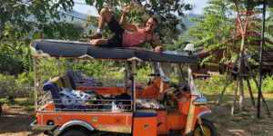 Tuk tuk turer i Chiang Mai nord-Thailand