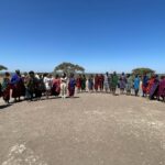 besøke masai landsby pa? safari i Tanzania afrika