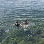 Bading i Titicacasjøen